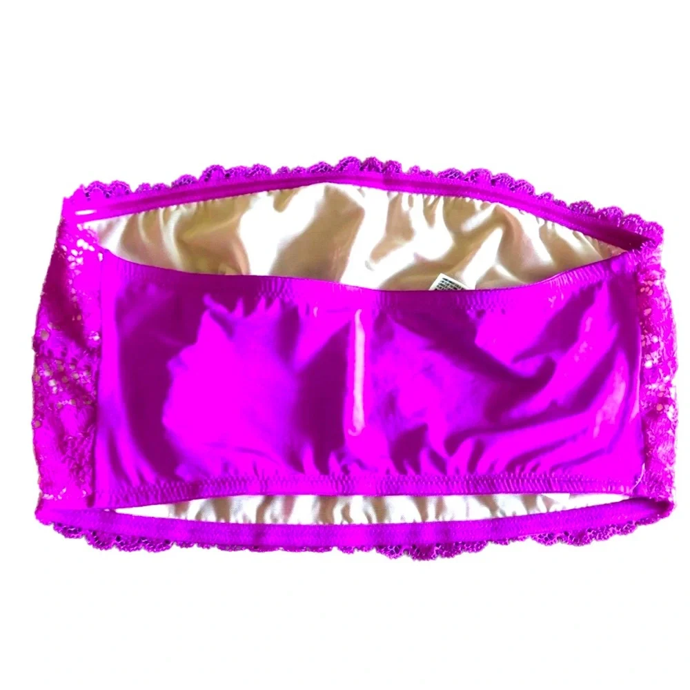 NWOT- Free People Camila Strapless Lace-Contrast Bandeau - Picture 12 of 16